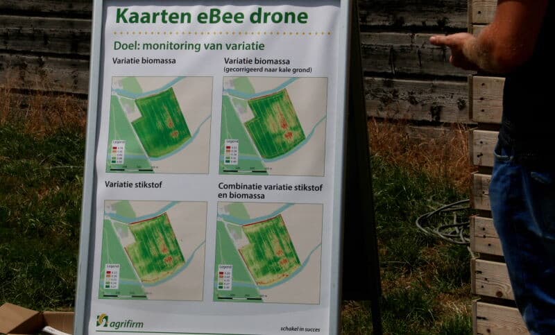 Het graszaad heeft maar enkele dagen op zwad gelegen en is goed rijp. Het vochtgehalte is 10,8%.