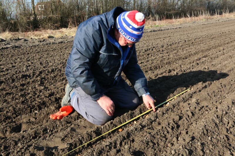 Door het zachte weer begint het bij telers van vroege teelten, zoals tweedejaars plantuien, te kriebelen om op het land aan de gang te gaan, zodra de grond het toelaat. Loonbedrijf Bevelander uit Kerkwerve op Schouwen-Duiveland is een van de telers die de tijd en grond rijp achten om te gaan planten. - Foto's: Anton Dingemanse