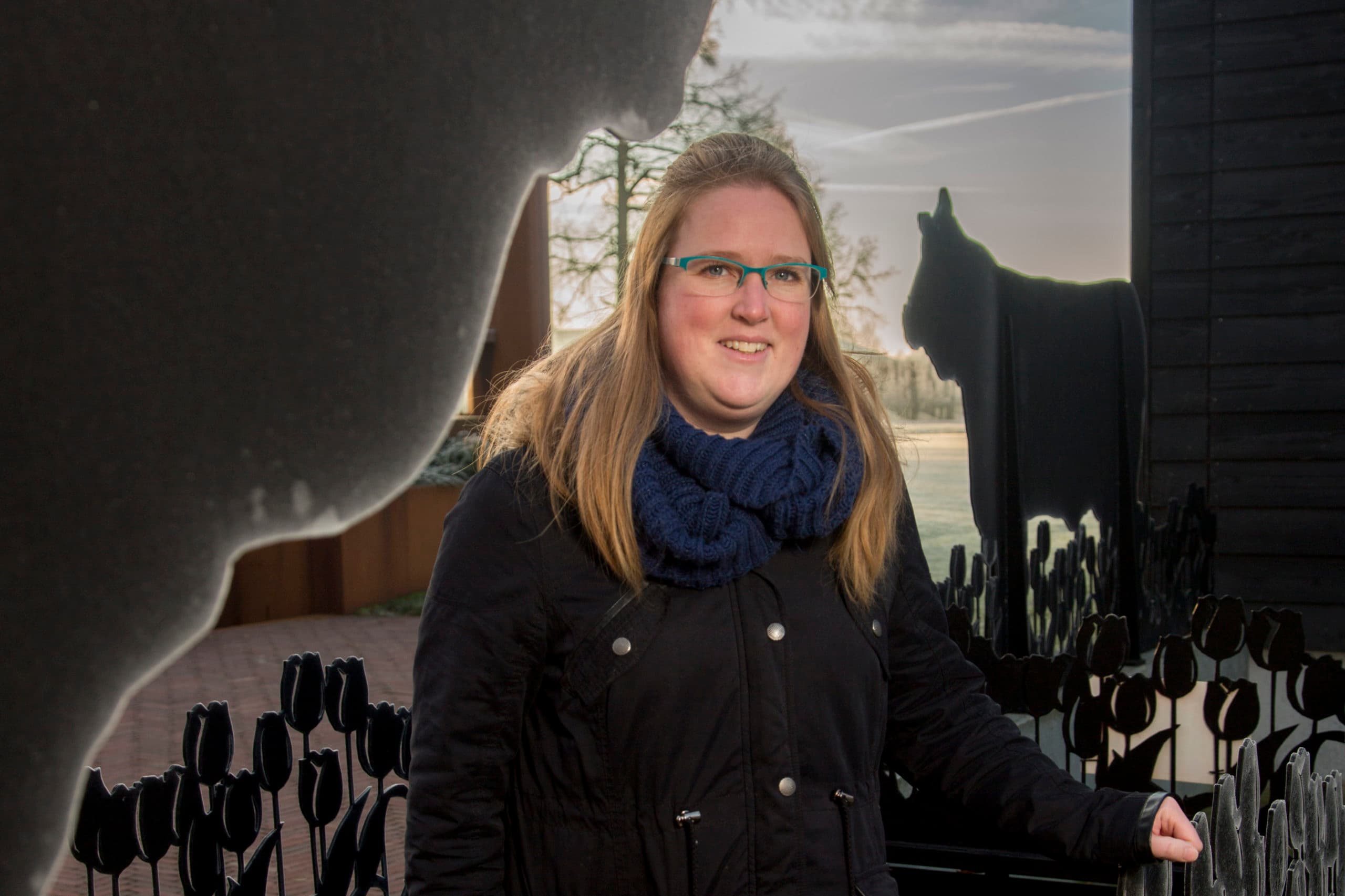Boerin Yvonne Hassink - Foto: Koos Groenewold