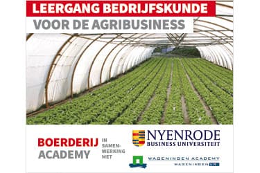 Leergang bedrijfskunde voor de agribusiness