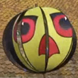 Glinsterballen schrikken roofvogels af
