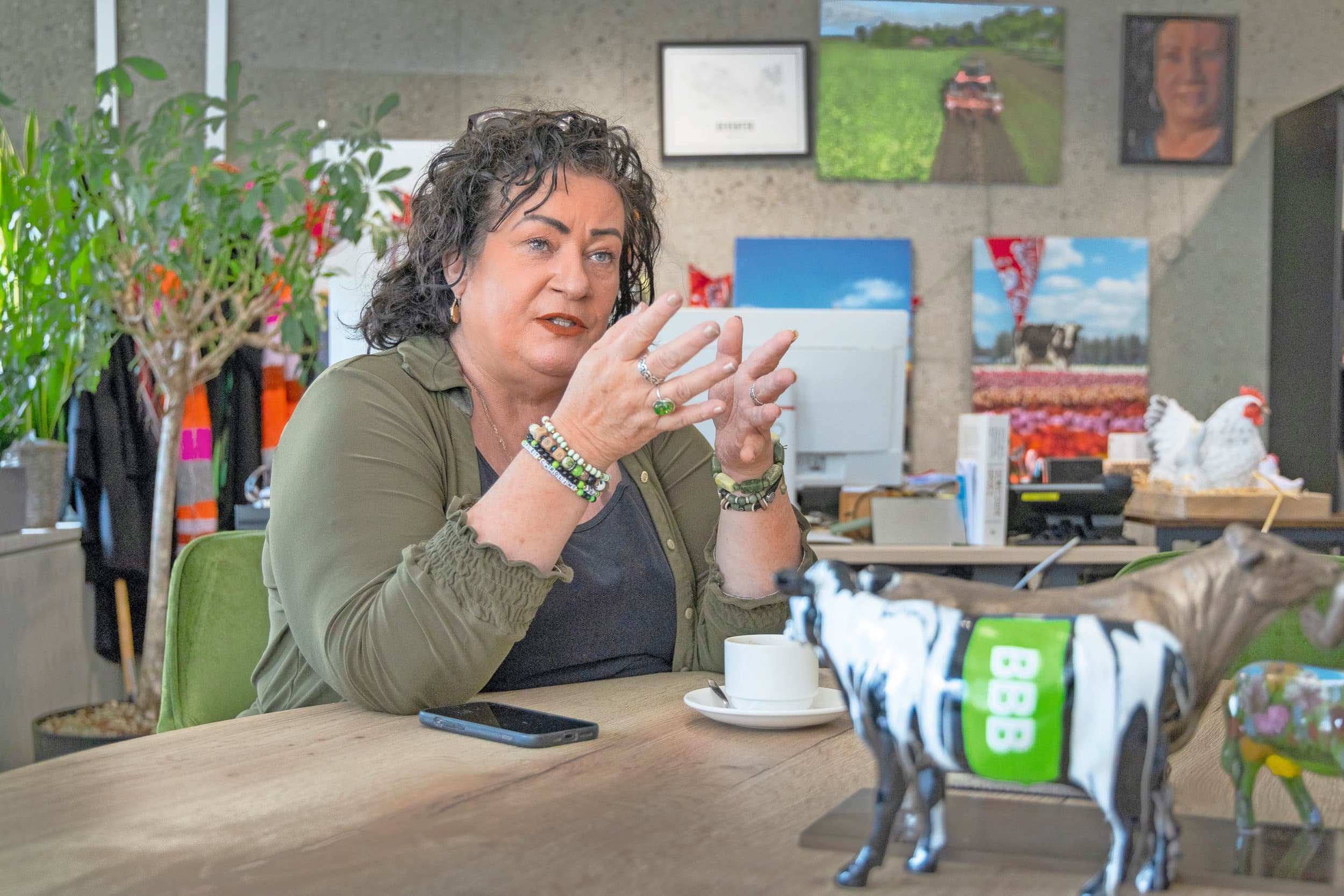 Caroline van der Plas vindt het onverantwoord dat voor een groot deel van het landbouwbeleid de pauzeknop zou worden ingedrukt. Foto: Koos Groenewold