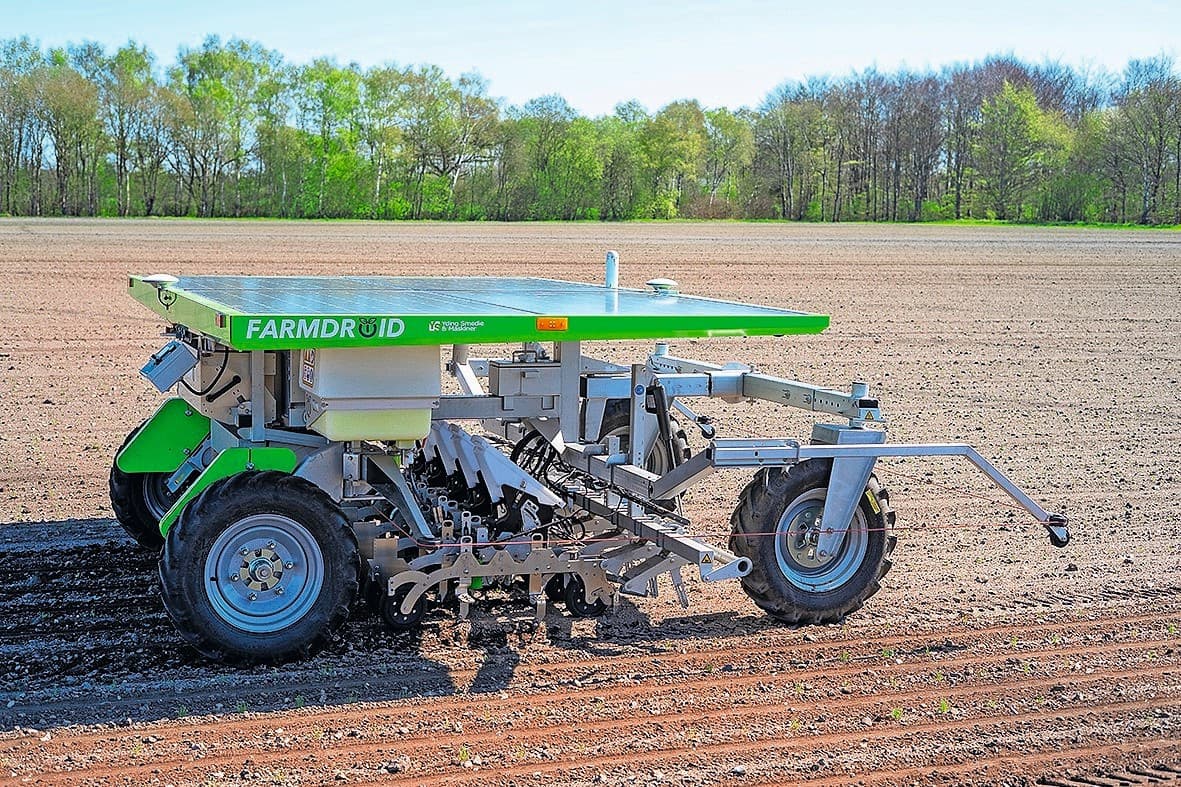 zaaielementen FarmDroid precisielandbouw