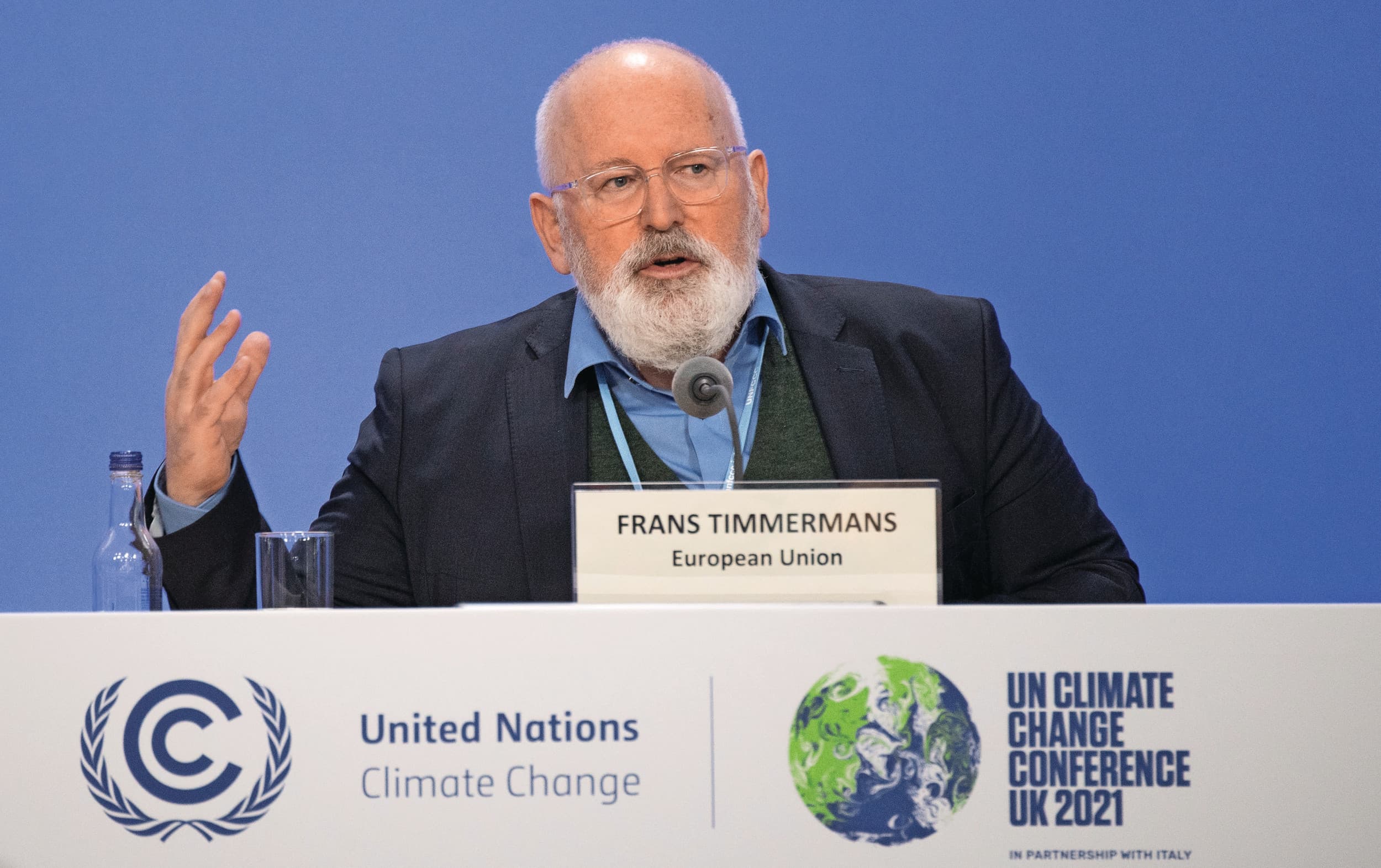 Frans Timmermans mag wellicht in een nieuw kabinet de Europese gelden gaan verdelen. Dat wordt dan een Green Deal in het klein. Foto: Europese Commissie