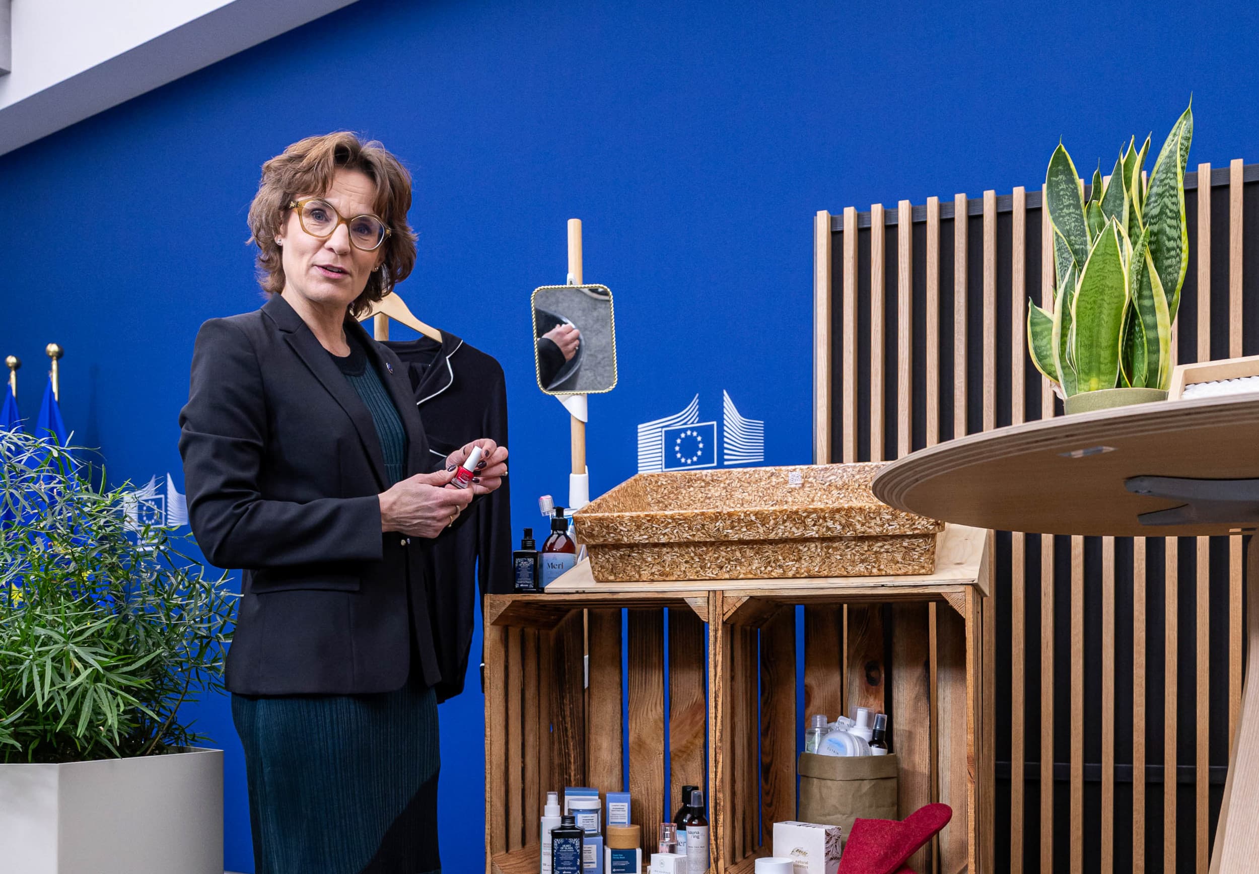 Jessika Roswall: ‘De bio-economie is dichterbij dan je denkt.’ Foto: Europese Unie, 2025