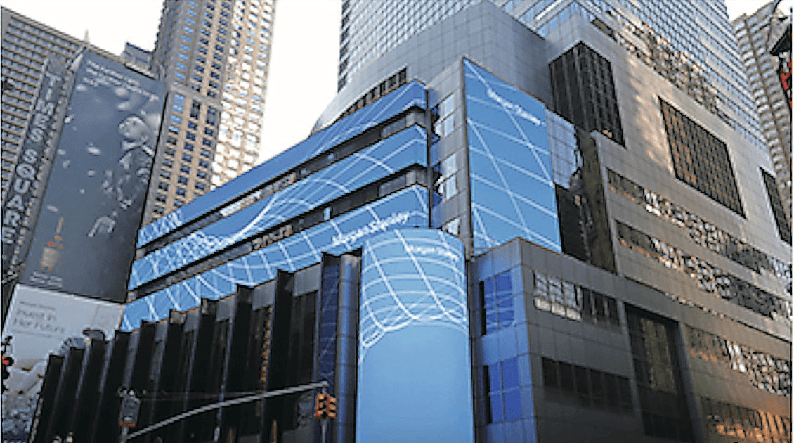 Hoofdkantoor van Morgan Stanley. De Nederlandse tak van de bank kreeg een enorme geldboete opgelegd. Foto: Morgan Stanley