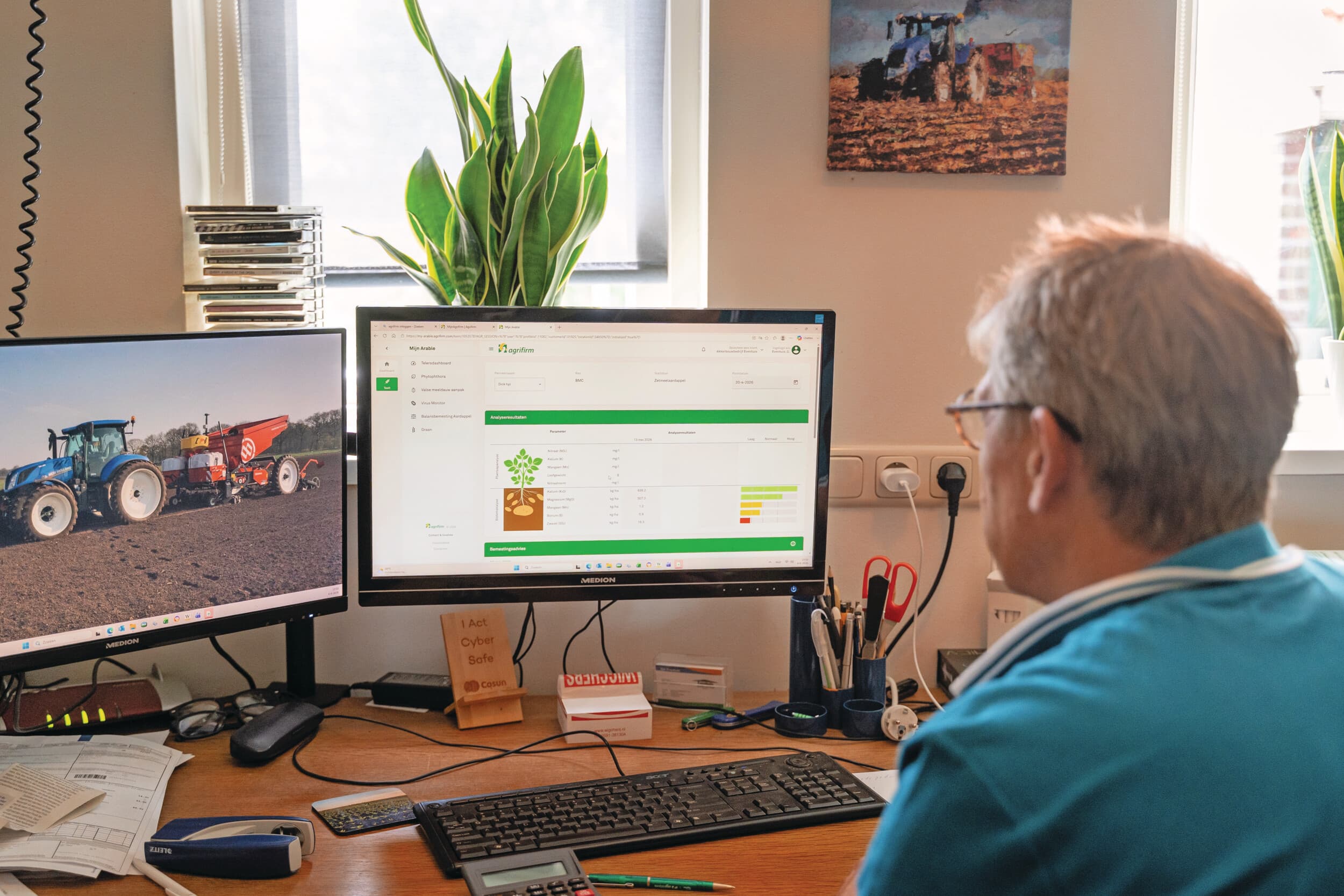 De N-gift nauwkeuriger verdelen en het werken met de bijbemestingsprogramma’s van Delphy en Agrifirm zijn voor Evenhuis belangrijke tools om onder de nitraatnorm te blijven.