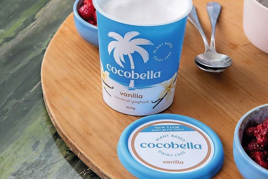 De Made Group is onder meer het moederbedrijf van kokosyoghurtmerk Cocobella. Foto: Danone