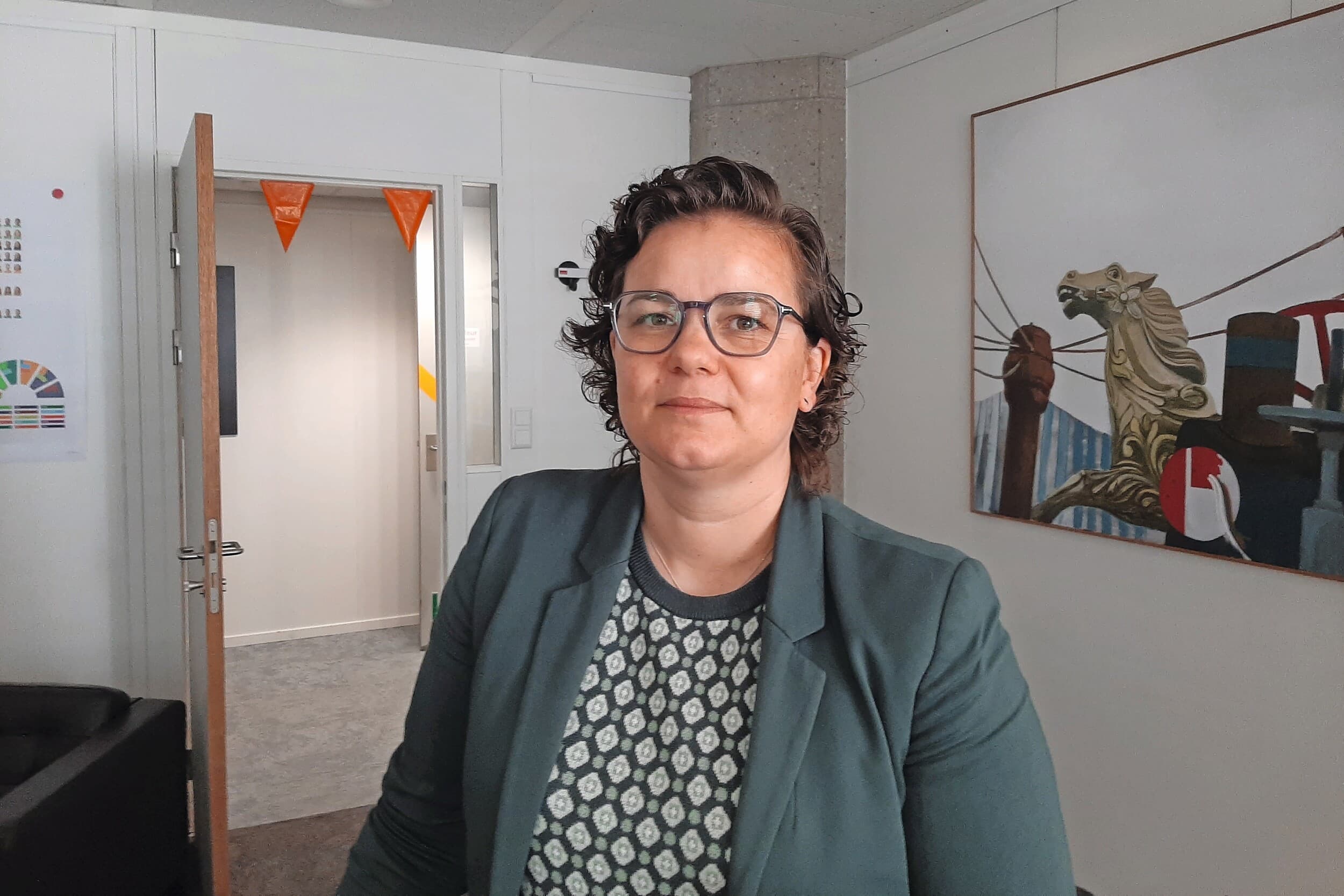Tamara ten Hove is landbouwwoordvoerder van de Groep Markuszower. Ze hoopt met andere rechtse partijen een ‘rechts blok’ te kunnen vormen tegen het ‘stadse denken’ over het platteland en de landbouw. Foto: Mariska Vermaas