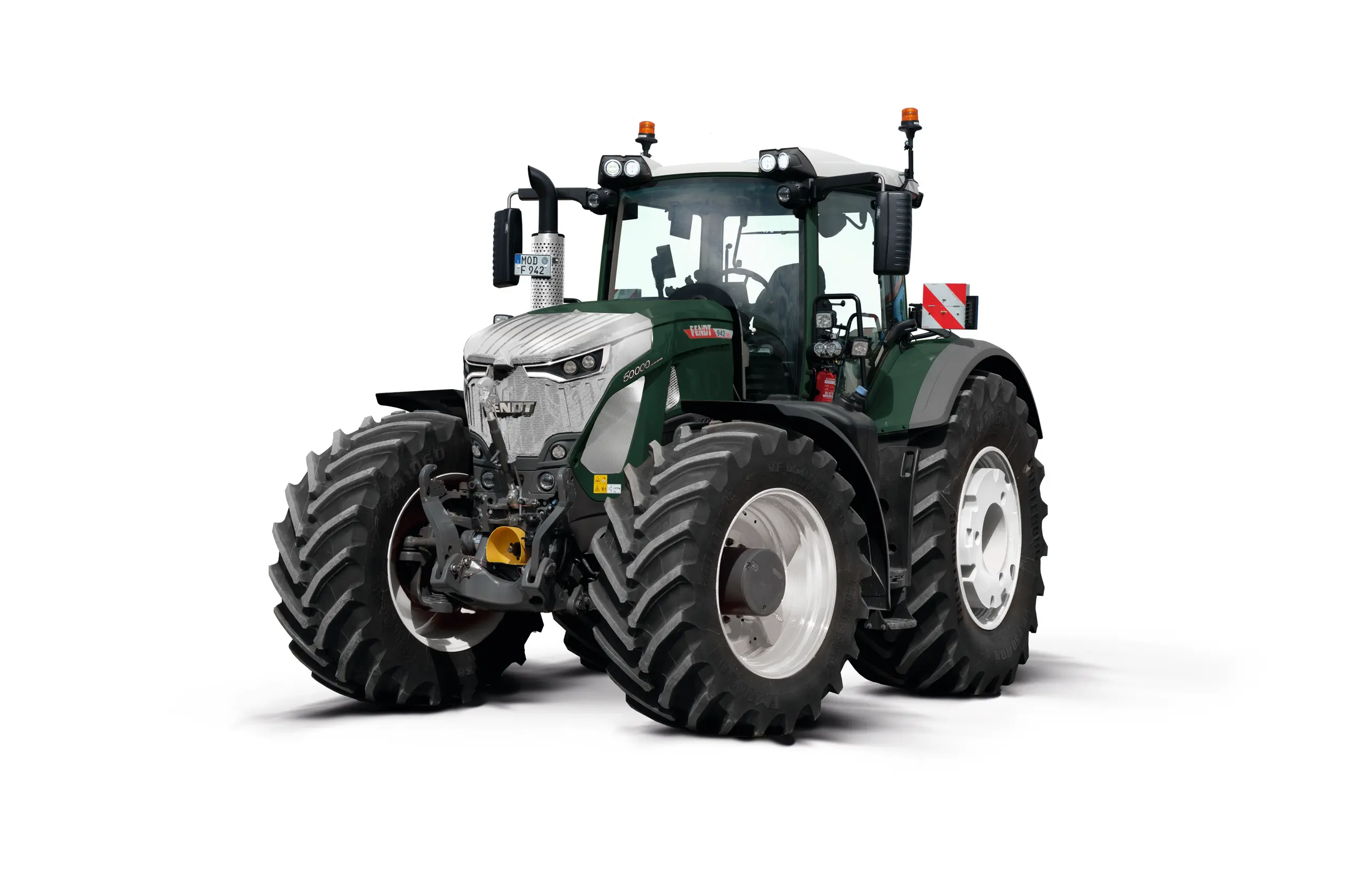 Fendt brengt een jubileumeditie van de 900-serie op de markt. De trekkerserie is beschikbaar in verschillende kleuren: zwart, staalblauw, dennengroen, zwartrood en Fendts Nature Green-groen. Foto's: Fendt