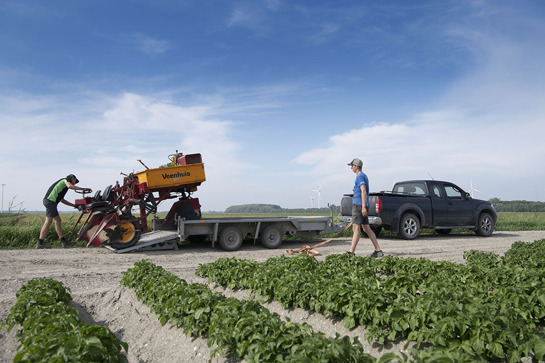 Economische groei zit volgens Jan ook in het telen van hoogwaardiger pootgoed.