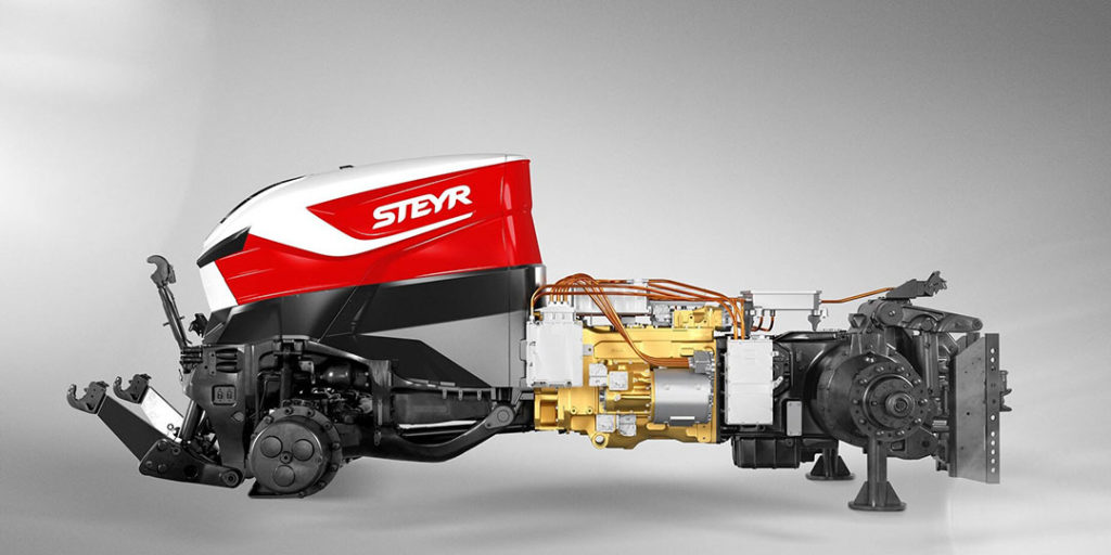 Steyr werkt aan een nieuwe, hybride aandrijflijn en binnen nu en twee jaar zullen de eerste prototypes rondrijden. - Foto: Steyr