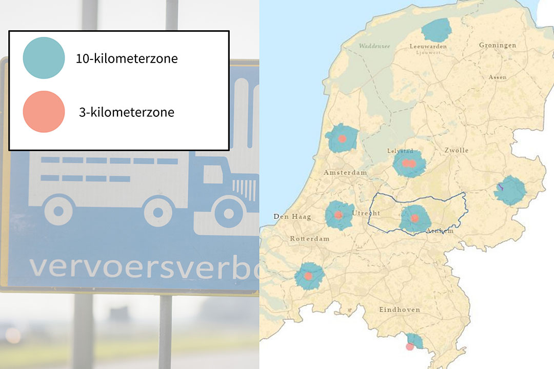 Afbeelding: Koos Groenewold en Dierziektenviewer van RVO, bewerking Misset