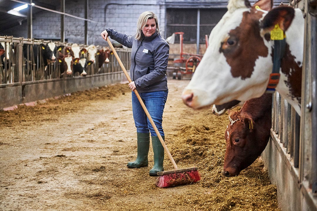 Nooit had Mirjam in haar Rotterdamse jeugd gedacht dat ze later nog eens op een boerderij terecht zou komen.