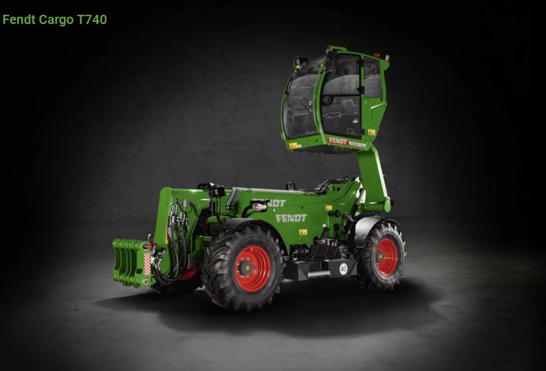 Net als de in 2019 geïntroduceerde Fendt T955-verreiker, is het kleinere model voorzien van een liftcabine.