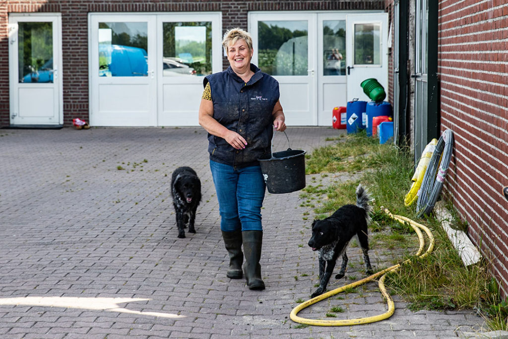 Boerzijn is een levenswijze en Irene wordt daar heel erg blij van.