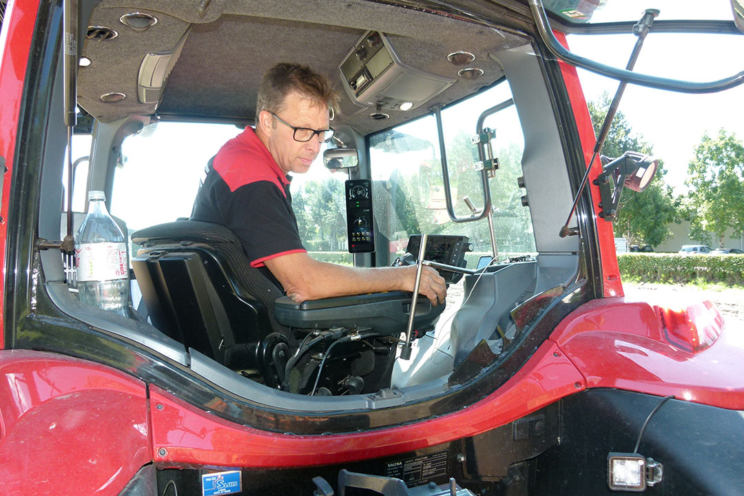 Over de hydraulische prestaties van de trekker is De Groot dik tevreden. - Foto: Mechan Groep