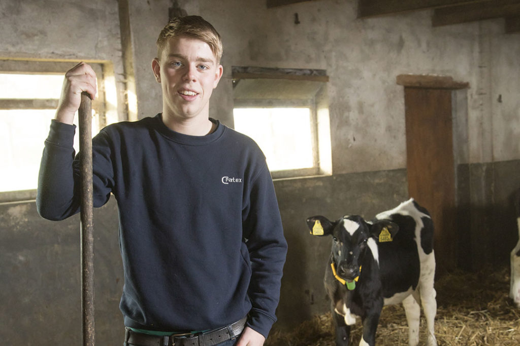 De stikstofplannen veranderen niets aan de ambitie van Sam. "Ik ga gewoon boer worden."