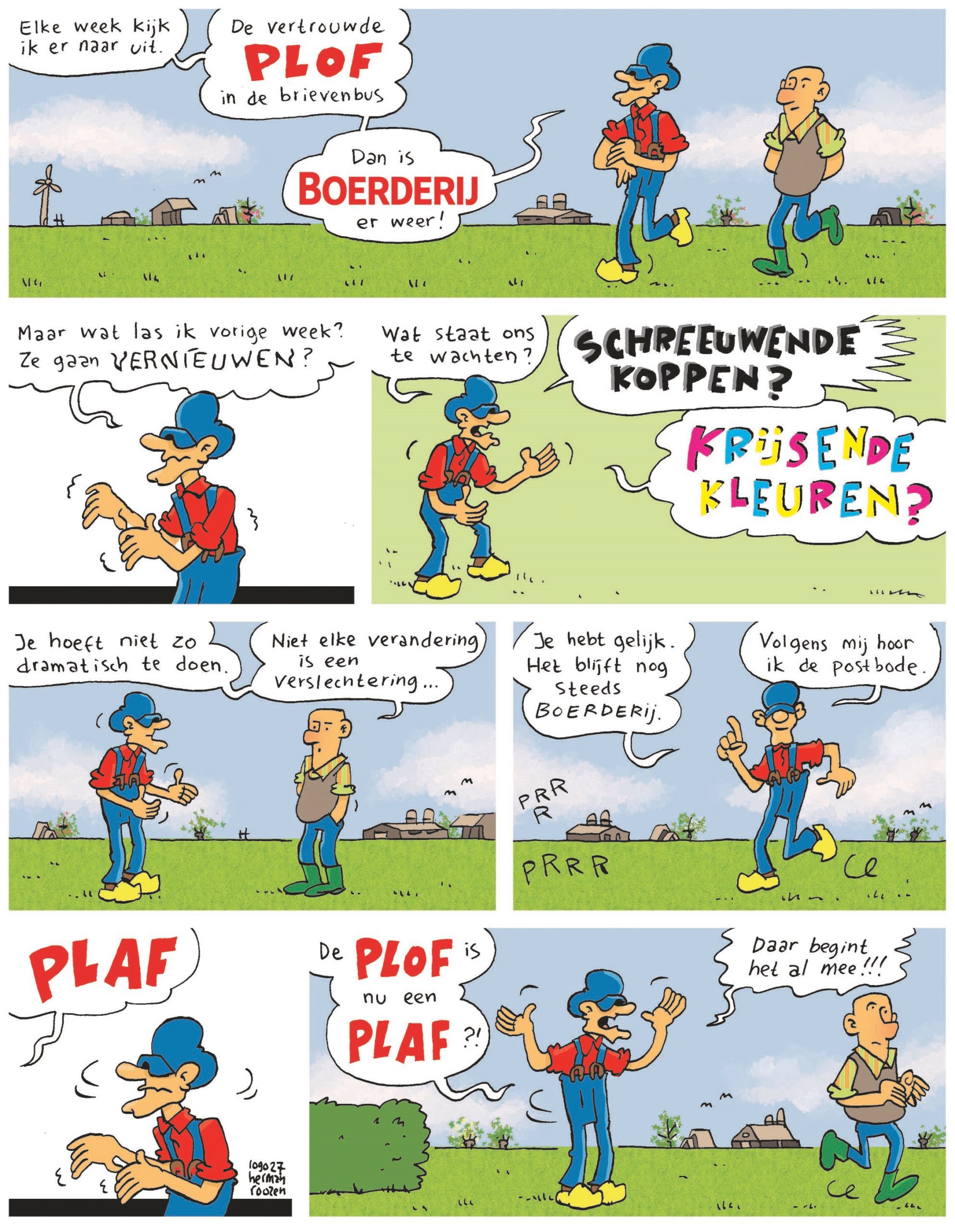 In Goede Aarde Vallen Strip: Zal het vernieuwde weekblad Boerderij in goede aarde vallen bij