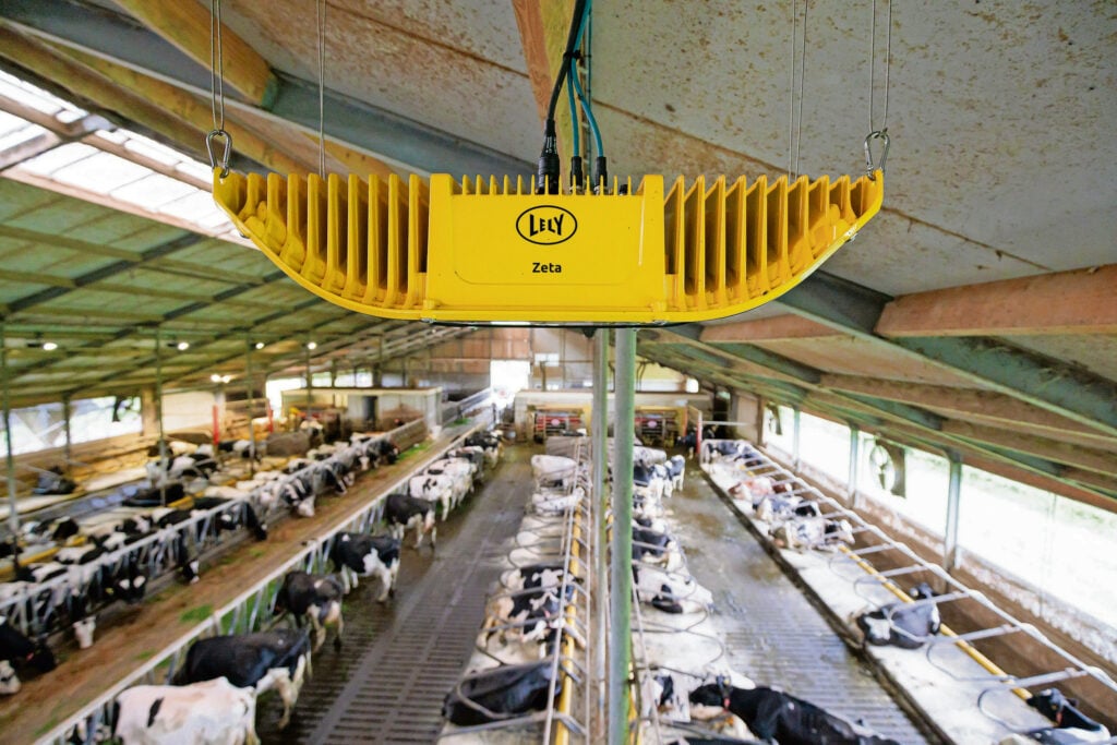 De eerste fase in de uitrol van de Zeta is de Zeta AI calving monitor.