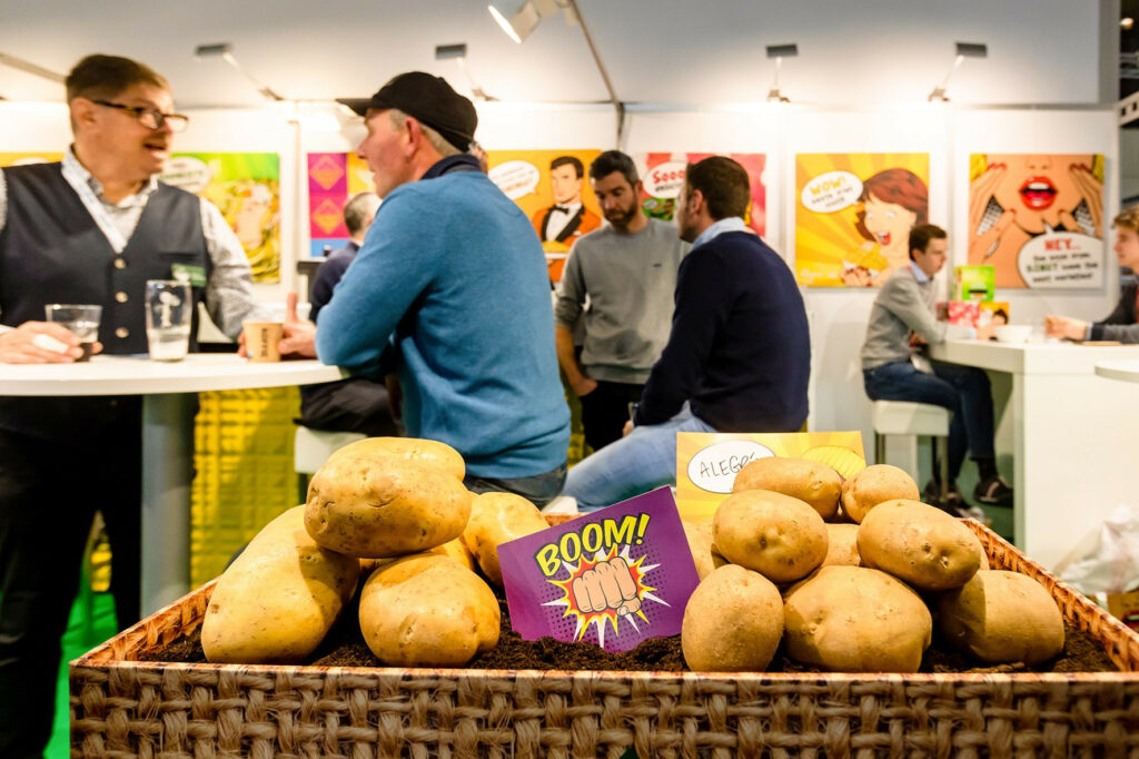 Het aanbod op INTERPOM omvat de volledige aardappelketen: van teelt tot verwerking en vermarkting.