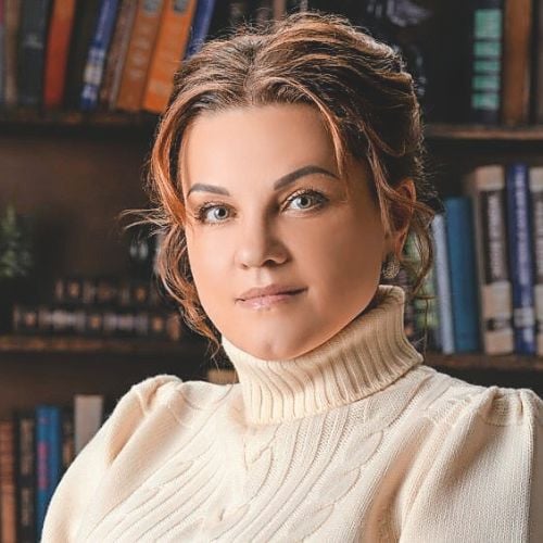 Directeur Olena Stretovych van Organic Milk LLC. Foto: Organic Milk LLC