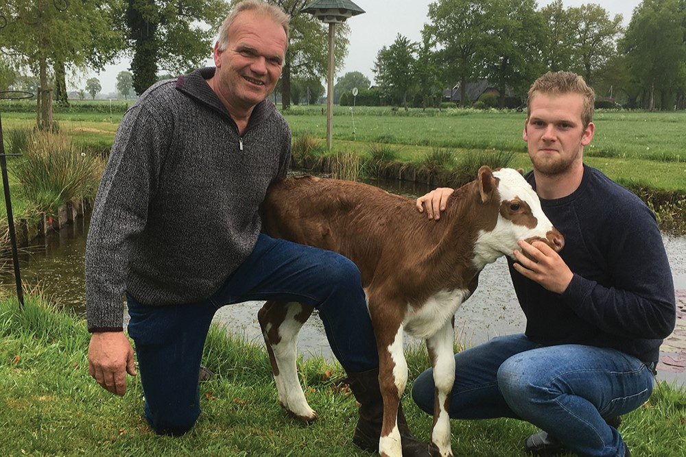 Marcel (l) en Mark Rutte.