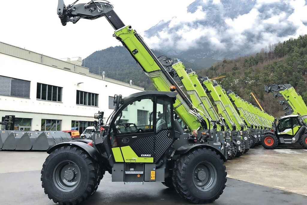 Claas wil 150 van deze Night Edition-verreikers bouwen in de fabriek van machinefabrikant Liebherr in Telfs, Oostenrijk.