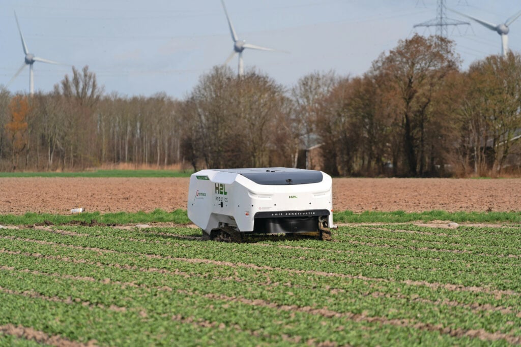 In de tulpen wordt de autonoom opererende Selector-robot inmiddels al op vrij grote schaal toegepast. De resultaten in de tulpen zijn een drijfveer om de techniek ook naar andere teelten door te zetten. Foto: Andrea van Schaik