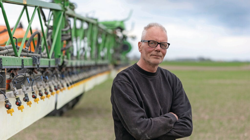 Rense Wijbenga is bedenker, ontwikkelaar, producent en leverancier van Ecoshield. Levering gebeurt via LMB’s. Inmiddels zijn er 26 spuitmachines met Ecoshield uitgerust. Foto: Mark Pasveer